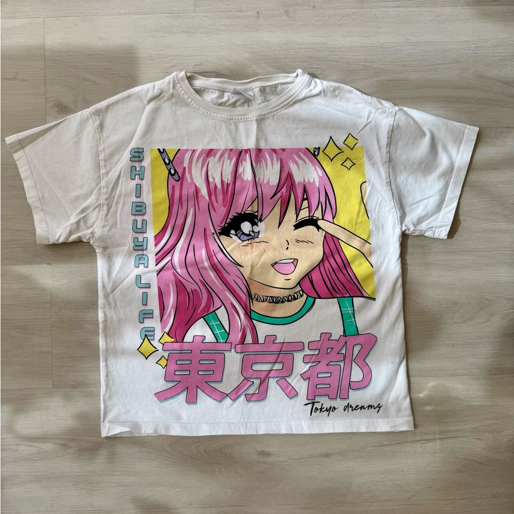 NWOT Zara kids Anime Tee